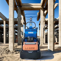 Rectifieuse de sol sec et humide de 9.0KW polisseuse de meuleuse de béton sans poussière AC380V à usage intensif avec composant de moteur à noyau manuel