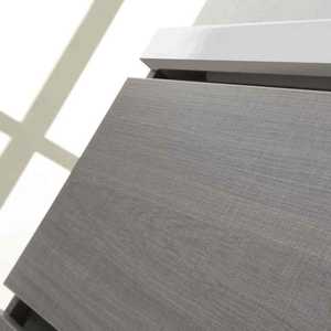 Meuble de salle de bain avec tiroirs et miroir de 120 cm, ensemble mural Miami - Product Image 4