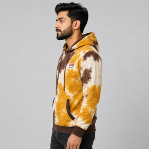Sudadera con Capucha Tie Dye para Hombre, Ropa Casual, Logotipo Personalizado, Sudadera de Felpa de Algodón Suave, Sudadera con Capucha de Moda Urbana para Hombre - Product Image 2