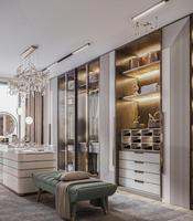 Armoire Pliante Moderne en Bois de Chêne Massif et MDF (Garantie 10 Ans) pour Chambre, Salon, Salle à Manger, Atelier