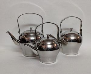 กาน้ำชาสแตนเลสเกรดสูงดีไซน์ทันสมัยทนทานกระจกขัดเงาดูดี - Product Image 4