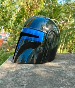 Casque Mandalorian Casque Boba Fett en acier portable Le casque Mandalorian Black Series - Product Image 4