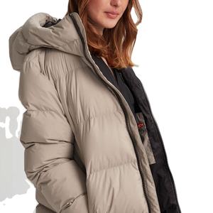 แจ็คเก็ตขนเป็ดยาวของผู้หญิงระบายอากาศได้ดีใส่100% สบายสำหรับฤดูใบไม้ร่วงและฤดูหนาว2026 - Product Image 3