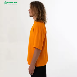 Camiseta de Alta Calidad 100% Algodón Grueso de 220g de Secado Rápido Ecológica de Corte Holgado para Hombre con Servicio OEM - Product Image 2