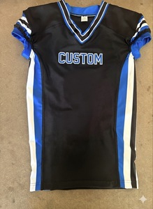 เสื้อฟุตบอลทีมอเมริกันพิมพ์ลายแขนกุดผ้าโพลีเอสเตอร์กันแบคทีเรีย100% ฤดูร้อนออกแบบได้ตามต้องการ - Product Image 2