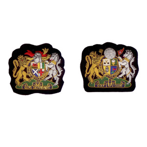 Prix de gros Broderie à la main Bullion Wire Blazer Badges personnalisés Faits à la main Blazer Club Badges - Product Image 3