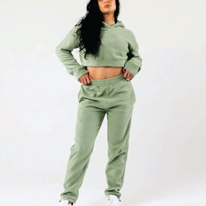 Veste polaire Sherpa pour femmes 2023 Hiver Chaud Doux Peluche Fermeture éclair Sweatshirt Femme Broderie Crop Hoodies Jacket - Product Image 1