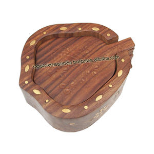 Unique Style Classic Design Best Quality Hot Sale Wooden Tea Coffee and <b>Mug</b> Coaster With <b>Holder</b> at Best Price - Product Image 6