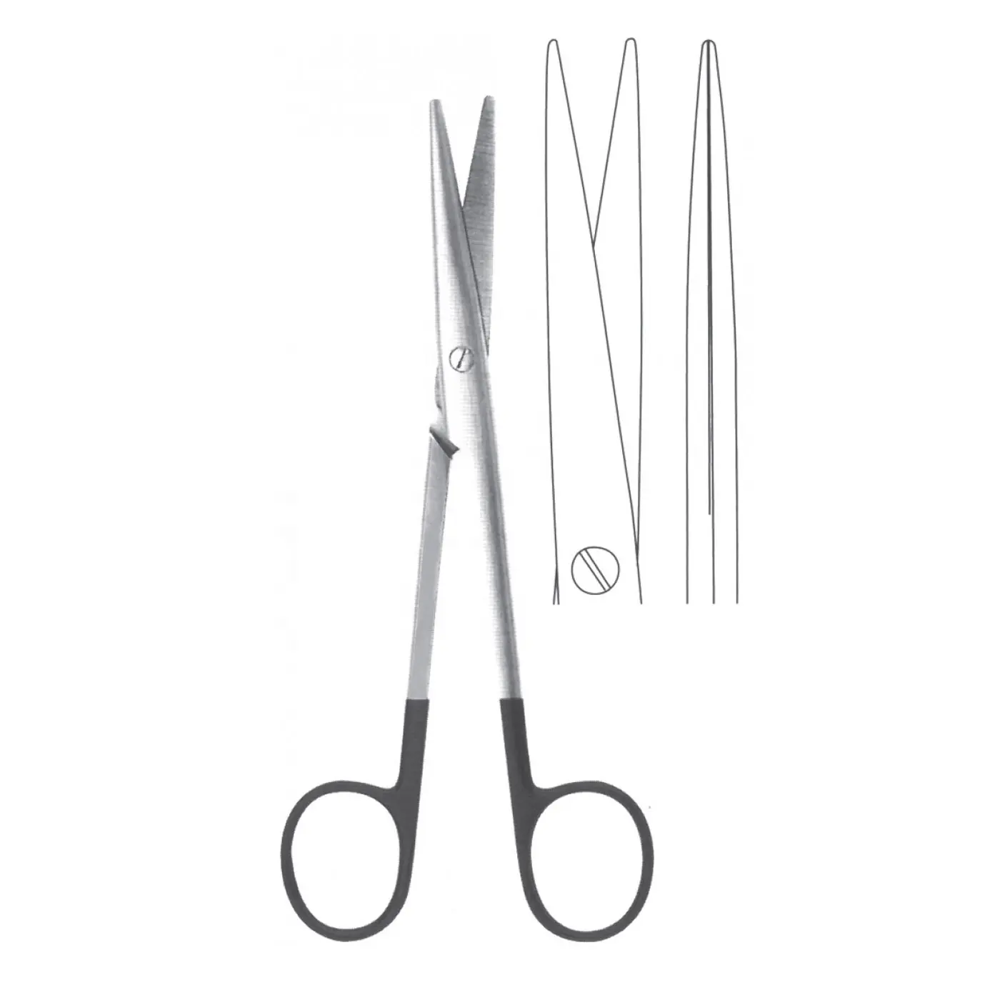 Mayo Lexer Scissor Blunt Blunt - Supercut - Stainless Steel/ Surgical Instruments BY SIGAL MEDCO