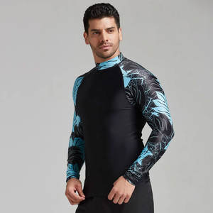 La mejor calidad al por mayor Rash Guard personalizado manga larga Rush Guard Stretch Fitness secado rápido MMA Wear Rash Guard - Product Image 4