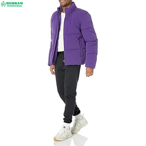 Outdoor Wear Men's Puffer Jacket Puffy <b>Bubble</b> <b>Coat</b> Warm Comfortable Breathable Eco-Friendly Stand Collar Zipper Closure - Product Image 4