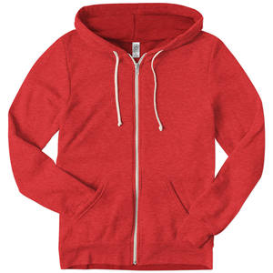 Venta al por mayor Zip-Up Hoodies Collection 3909 Unisex Tri-blend Fleece Zipper Hoodie Chaquetas - Product Image 3