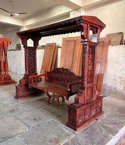 Banco de columpio colgante de madera de alta calidad con adorno para Patio, jardín, balcón, interior, exterior, muebles para el hogar, asiento de relajación - Product Image 2