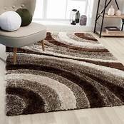 Alfombra peluda 3D de poliéster lavable de lujo de diseño moderno al por mayor para sala de estar y dormitorio - Product Image 4