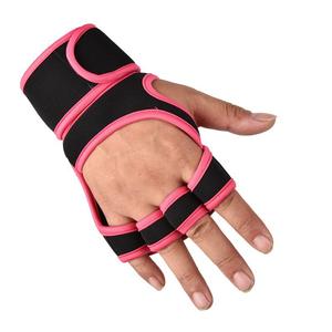 Gants de fitness à demi-doigts unisexes en cuir pour la musculation et les sports de plein air - Product Image 6