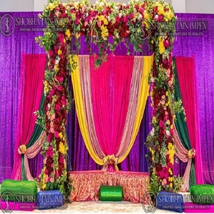 Decoración Haldi de tema tradicional - Product Image 5
