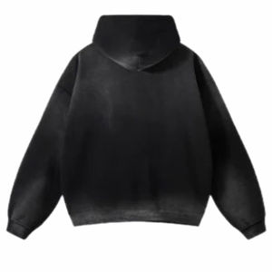 2026 Sweat à capuche unisexe personnalisé d'hiver, streetwear, effet délavé à l'acide et usé, brodé, effet délavé soleil, coupe oversize, en coton 500 g/m² - Product Image 6