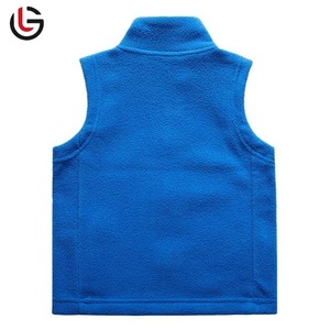Chaleco polar sin mangas, chalecos de lana, ropa de gimnasio, ropa activa granate, venta al por mayor, personalizado con cremallera frontal bordada para hombre - Product Image 5