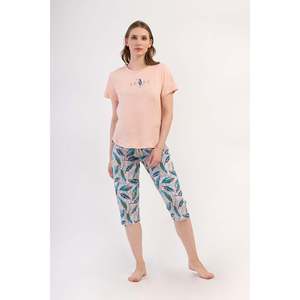 Combinaison de nuit ovale à manches courtes et col rond pour femme, taille XXL - Product Image 4