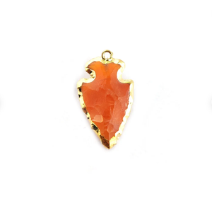 Meilleure qualité Offre Spéciale collier en cornaline naturelle collier en pointe de flèche pendentif en pointe de flèche par Alif cristal et agate - Product Image 6