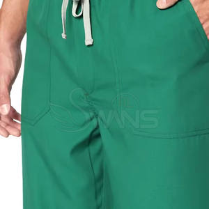 ชุดสครับแพทย์ดีไซน์โดดเด่น ขายดี ไซส์ใหญ่ MOQ ต่ำ สินค้ามาใหม่ ผ้าฝ้าย 100% รับทำโลโก้ตามสั่ง บริการ OEM - Product Image 6