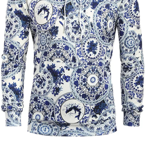 Sudadera con capucha OEM hecha a medida para hombre Sublimación con estampado completo Teñido liso de talla grande para invierno Sudadera con capucha con patrón sólido para hombre - Product Image 6