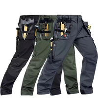 Pantalones de Trabajo Personalizados para Hombre, Impermeables, Talla Grande, con Diseño de Múltiples Bolsillos, Resistentes, de Secado Rápido, para las 4 Estaciones