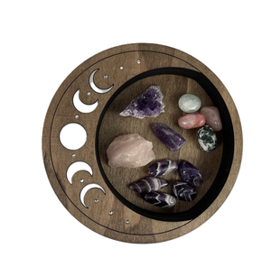 Wood Tray <b>Half</b> <b>Moon</b> Shaped Custom Logo Accepted Tray Wooden <b>Moon</b>-shaped Food Tray Tabletop - Product Image 6