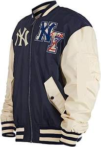 Chaqueta Bomber de Baloncesto para Hombre, Estilo NY Yankees, MA1, Liga de Béisbol, Vintage, Nueva York, Chaqueta Universitaria de Poliéster - Product Image 3
