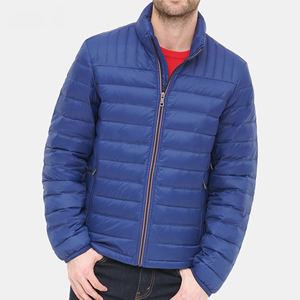 Doudoune épaisse réfléchissante personnalisée pour hommes Doudoune légère à capuche brillante pour homme - Product Image 1