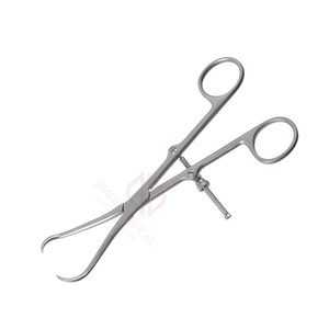 Pinzas Ortopédicas para Sujeción de Huesos de 6 Pulgadas, Acero Inoxidable, con Bloqueo de Tornillo, Certificación CE, Instrumento Quirúrgico, Suministro OEM - Product Image 2