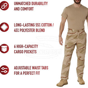 Nouveau design de pantalons pour hommes Camo Meilleur prix Pantalons pour hommes Camo légers Pantalons pour hommes Camo pour adultes - Product Image 6
