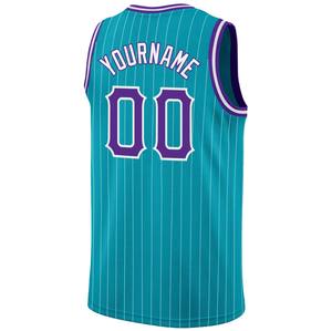 Maillots de basket-ball unisexes pour adultes sans manches personnalisables 100% polyester Impression par transfert thermique Logo personnalisé Nom de l'équipe Vente en gros OEM - Product Image 3