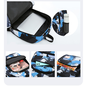 Juego de Mochila Escolar, Bolsa de Almuerzo y Estuche para Lápices 3 en 1, Impresión Completa Personalizada - Product Image 5