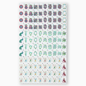 Jeu de Mahjong Américain en Acrylique à 4 Couches Durable, Fabrication Directe d'Usine, avec Plateau en Bois de Noyer - Product Image 6