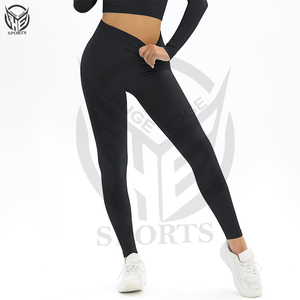 กางเกงเลกกิ้งออกกำลังกายผู้หญิง ยกกระชับสะโพก ลายพิมพ์เรียบๆ สำหรับฟิตเนสและออกกำลังกาย - Product Image 6