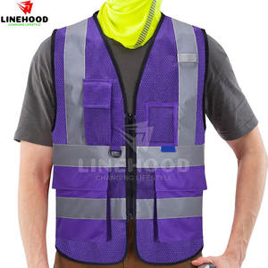 Chaleco de seguridad para hombre de color personalizado de gran venta, ropa de trabajo de tendencia superior de poliéster transpirable e impermeable - Product Image 1