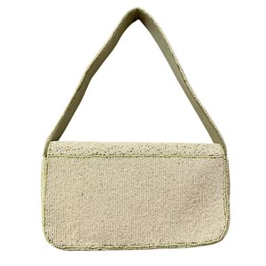 MS Handicraft Tropical Floral <b>Glass</b> Beaded Clutch Customized Shape & Color Mexican Fiesta Purse with Crossbody <b>Chain</b> - Product Image 4