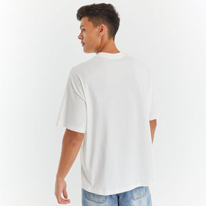 T-shirt oversize 100% en coton pour hommes, T-shirt long et lourd personnalisé pour hommes, de haute qualité, nouvel arrivage - Product Image 2