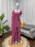 Ensemble Sharara en Georgette indien pakistanais magnifique et élégant, vêtements ethniques lourds, style vintage ancien, ensemble Sharara pour fête et mariage pour femmes
