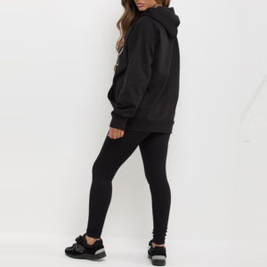 100% Pure Cotton Casual <b>Joker</b> Polo Solid Pattern Zipper Hooded for Autumn Oversize Men Women Double Zip up <b>Hoodie</b> - Product Image 2