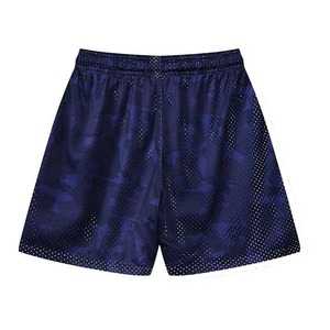 Short léger en maille 100% polyester décontracté taille moyenne style fitness gym avec motif solide lavé fabriqué au Pakistan - Product Image 2