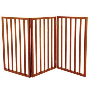 Uxury-portones de madera para mascotas, venta al por mayor, cobertura de seguridad para cachorros y otras mascotas para el jardín de casa en interiores - Product Image 1