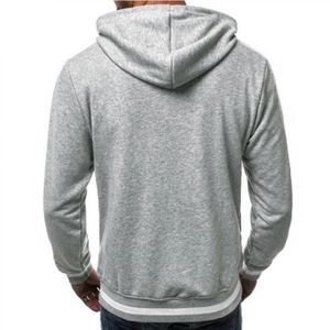 Sudaderas con capucha de color gris jaspeado para hombre Premium 100% Sudaderas de algodón Casual y cómodo Perfecto para el uso diario - Product Image 6