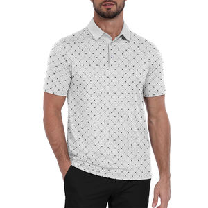 Unisex personalizado para camisetas 100% poliéster antiarrugas patrón sólido tejido de punto al por mayor manga corta Camisa en blanco para - Product Image 2