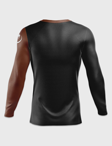 2025 nuevo diseño de ropa deportiva para hombres adultos Rash Guard BJJ compresión manga larga Top Bright Way International MMA uso - Product Image 3
