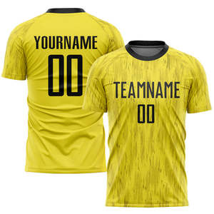 Maillot de football personnalisé respirant, séchage rapide, léger, coupe professionnelle, sublimé, col ras du cou, pour entraînements, matchs et écoles - Product Image 4