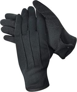 Gants en coton perlés pour femmes et hommes avec grip - Gants de costume antidérapants avec poignet à pression - Product Image 6