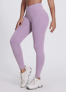 Leggings taille haute tendance pour femmes avec logo personnalisé Leggings de yoga Scrunch Butt - Product Image 5