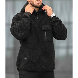 Moda Sherpa Sudadera con capucha Unisex Invierno Poliéster/Algodón Alta calidad Casual Servicio OEM - Product Image 1